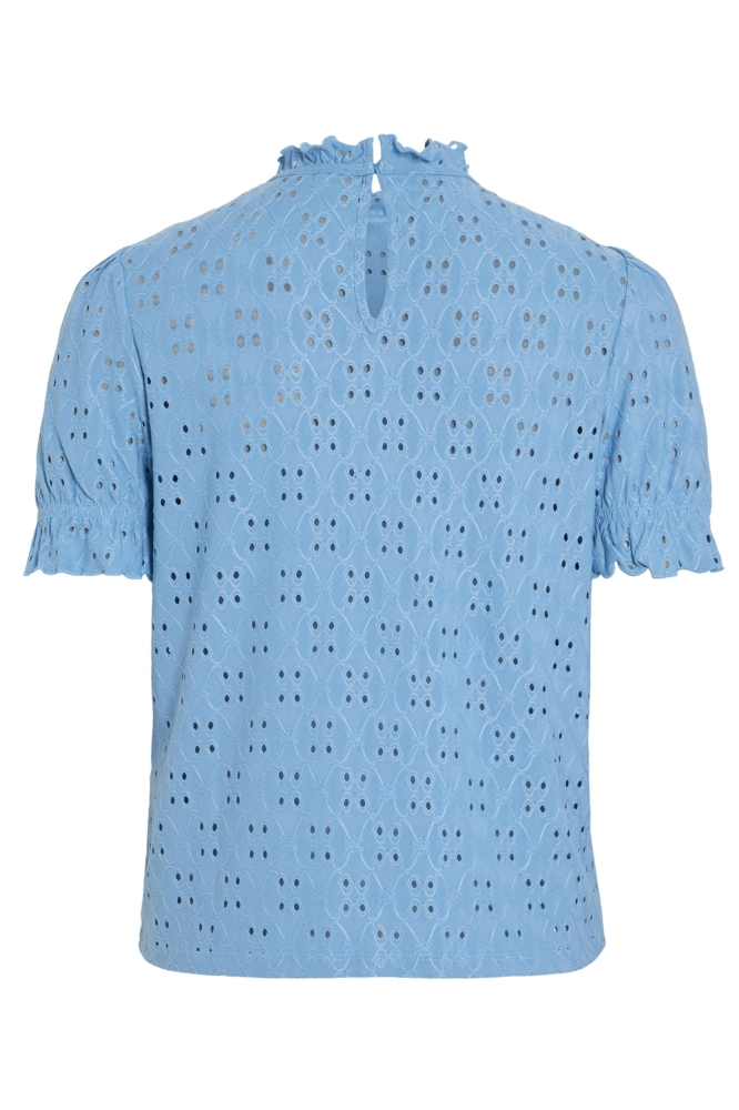 VIKAWA S/S FLOUNCE TOP - NOOS 14070251 BLISSFUL BLUE